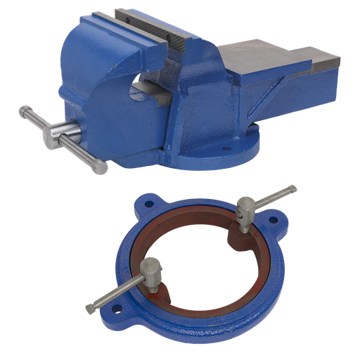 [CVXTB200COMBO] Sealey Heavy-Duty Professional Vice with Swivel Base 200mm