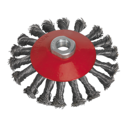 [CWB115] Sealey 115mm Conical Wire Brush M14 x 2mm