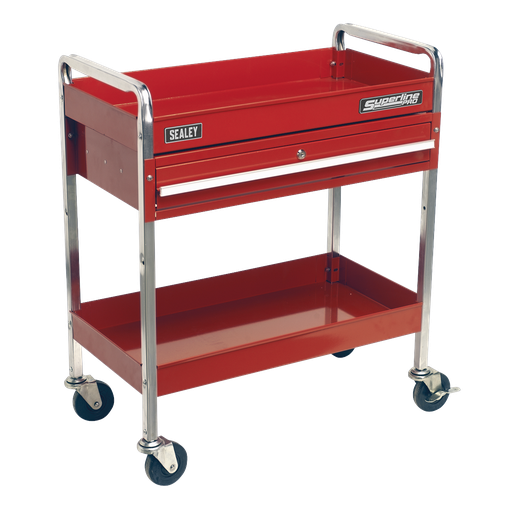[CX101D] Superline PRO® Heavy-Duty Trolley with Lockable Drawer 2-Level