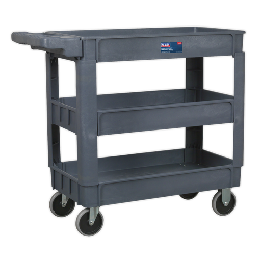 [CX203] Sealey Composite Heavy-Duty Trolley 3-Level