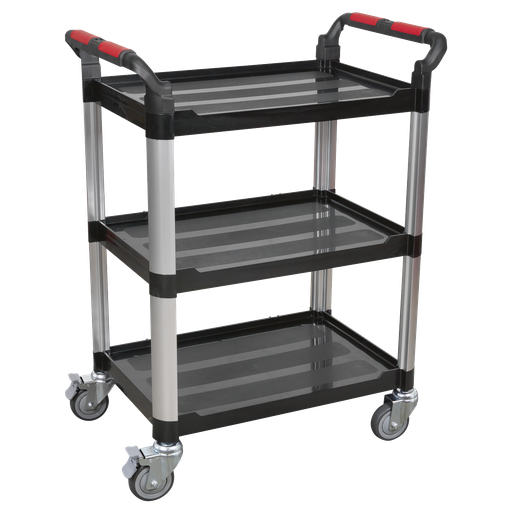 [CX309] Sealey Composite Workshop Trolley 3-Level/3 Wall