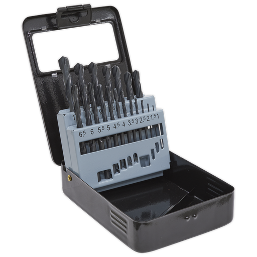 [DBS19RF] Sealey HSS Roll Forged Drill Bit Set 19pc