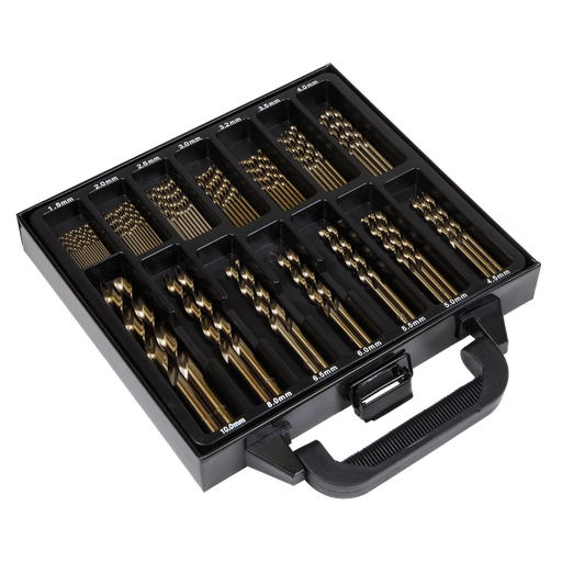 [DBS99CB] Sealey HSS Cobalt Fully Ground Drill Bit Set 99pc