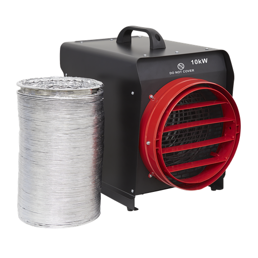 [DEH10001] Sealey Industrial Fan Heater with Ducting 10kW