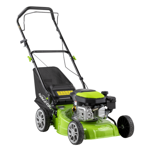 [DG100] Dellonda Hand-Propelled Petrol Lawnmower Grass Cutter, 127cc 16"/41cm 4-Stroke