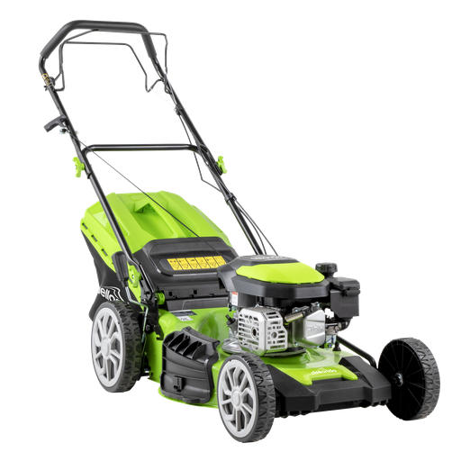 [DG102] Dellonda Self-Propelled Petrol Lawnmower Grass Cutter with Height Adjustment & Grass Bag 170cc 20"/51cm 4-Stroke Engine
