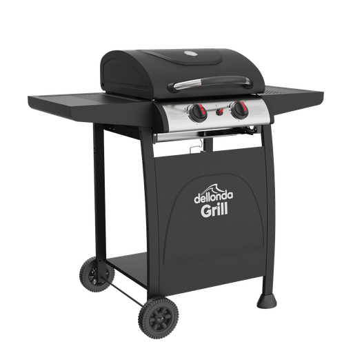 [DG13] Dellonda 2 Burner Gas BBQ Grill with Piezo Ignition & Thermometer