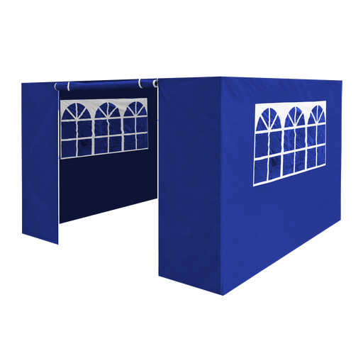 [DG147] Sealey Dellonda Premium Gazebo/Marquee Side Walls/Doors/Windows, Fits 3 x 3m Models - Blue