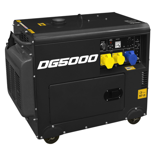 [DG5000] Sealey 5000W Generator 4-Stroke Engine 110/230V