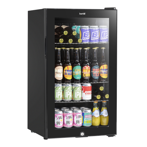 [DH13] Baridi Wine, Beer & Drinks Fridge 85L Capacity - Black