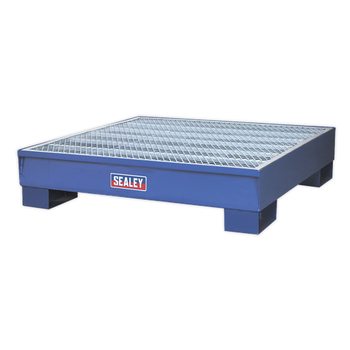 [DRP11] Steel Barrel Bund/Spill Pallet 1200 x 1200 x 275mm