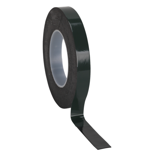 [DSTG1910] Sealey Double-Sided Adhesive Foam Tape 19mm x 10m - Green Backing