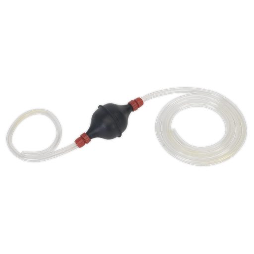 [EC97] Sealey Emergency Fuel Transfer Syphon Pump for Petrol/Diesel/Water/Low Viscosity Fluids 1.7m Hose