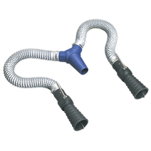 [EFS07DE] Sealey Exhaust Adaptor for Twin Pipes