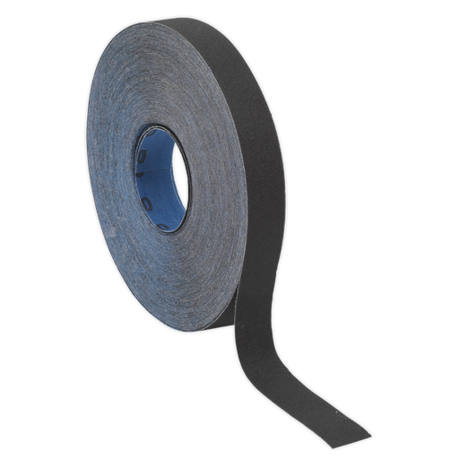 [ER252580] Sealey Emery Roll 80Grit 25mm x 25m - Blue Twill