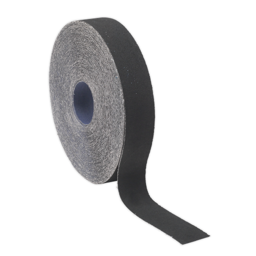 [ER2550150] Sealey Emery Roll 150Grit 25mm x 50m - Blue Twill