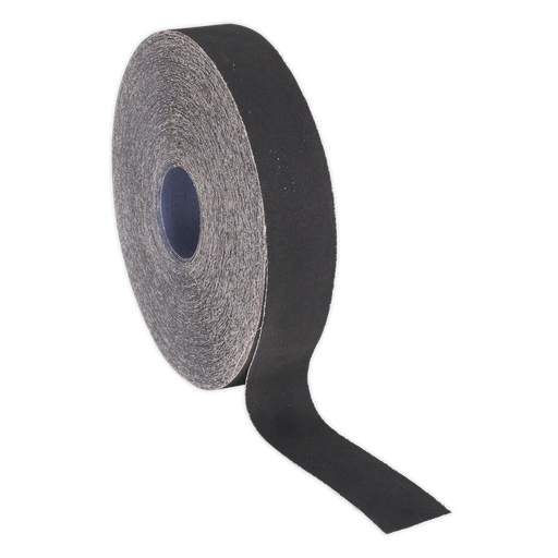 [ER255060] Sealey Emery Roll 60Grit 25mm x 50m - Blue Twill
