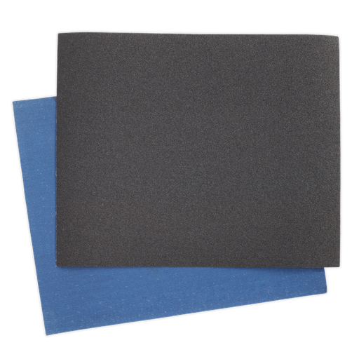 [ES232880] Sealey Emery Sheet 80Grit 230 x 280mm, Blue Twill - Pack of 25