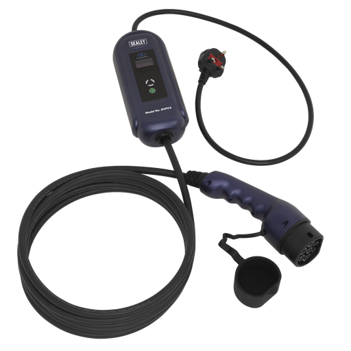 [EVPC2] Sealey Portable EV Charger Type 2 to UK 10A (2.3KW) 5m Cable