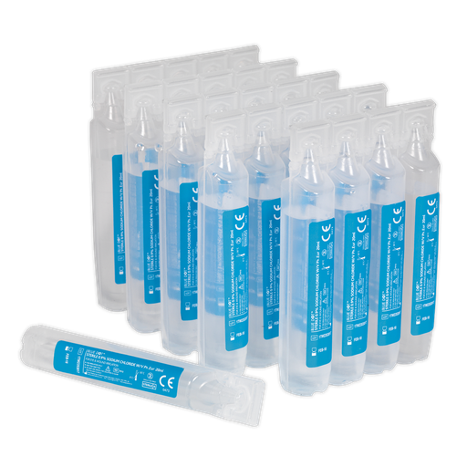 [EWS25] Sealey Eye & Wound Wash Station Pods - Pack of 25
