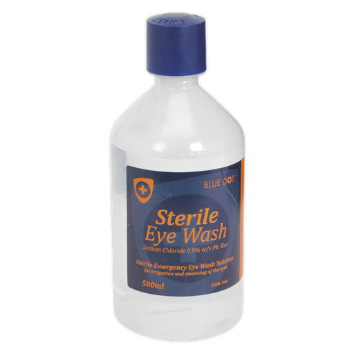 [EWS50] Sealey Eye/Wound Wash Solution 500ml
