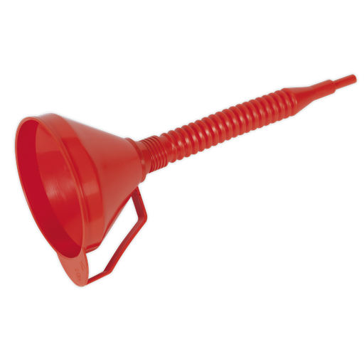 [F16F] Sealey Flexible Spout Funnel with Filter 160mm - Medium