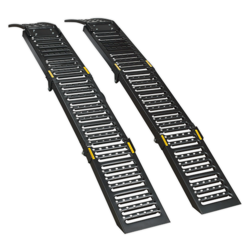 [FCR500] Sealey Steel Folding Loading Ramps 500kg Capacity - Pair