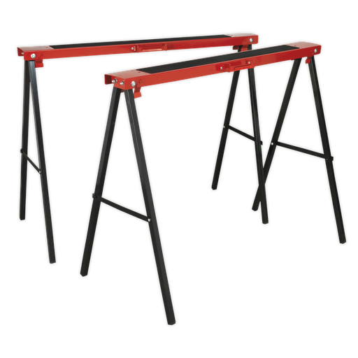 [FDT2] Sealey Fold Down Trestles 100kg Capacity per Trestle - Pair