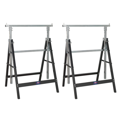 [FDT32] Sealey Fold Down Telescopic Trestle 200kg Capacity - Pair