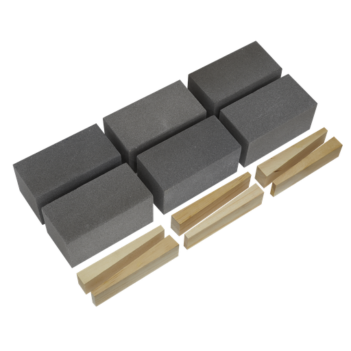 [FGB120] Sealey Worksafe® 50 x 50 x 100mm Floor Grinding Block 120Grit - Pack of 6