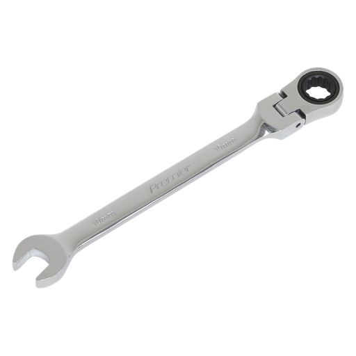 [FHRCW10] Sealey Premier Flexi-Head Ratchet Combination Spanner 10mm