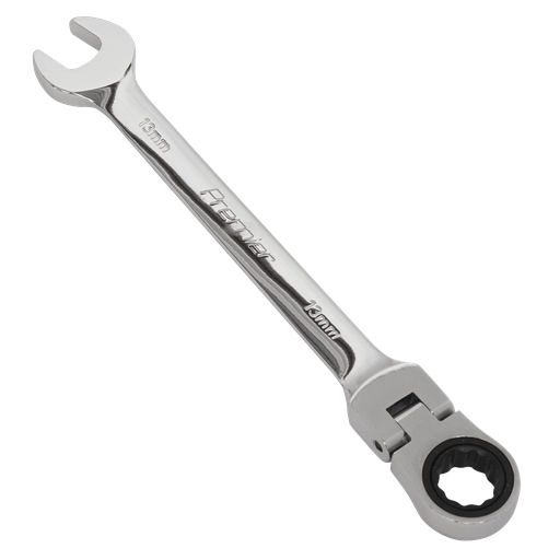 [FHRCW13] Sealey Premier Flexi-Head Ratchet Combination Spanner 13mm