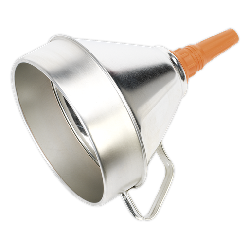 [FM20] Sealey Metal Funnel with Filter 200mm