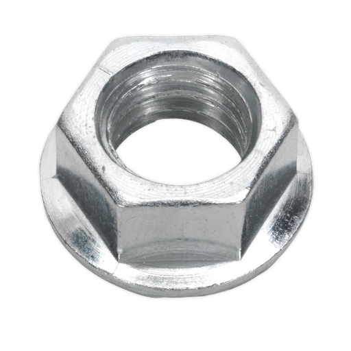 [FN10] Sealey Zinc Plated Serrated Flange Nut M10 - Pack of 100