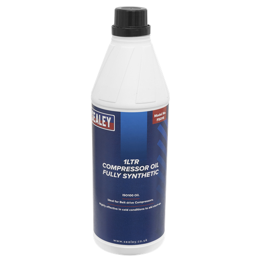 [FSO1S] Sealey Compressor Oil Fully Synthetic 1L