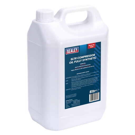 [FSO5] Sealey Compressor Oil Fully Synthetic 5L