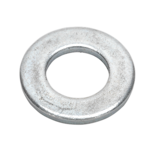 [FWA1224] Sealey Zinc Plated Form A Flat Washer M12 x 24mm, DIN 125 - Pack of 100
