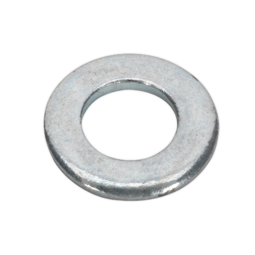[FWA49] Sealey Zinc Plated Form A Flat Washer M4 x 9mm, DIN 125 - Pack of 100