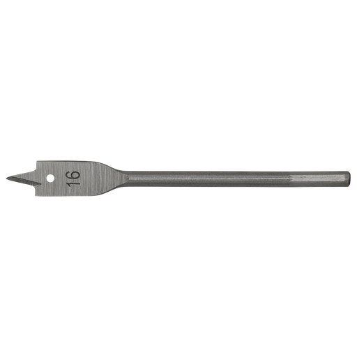 [FWB16] Sealey Worksafe® Flat Wood Drill Bit 16mm x 152mm