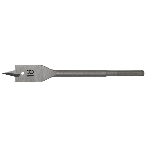 [FWB18] Sealey Worksafe® Flat Wood Drill Bit 18mm x 152mm