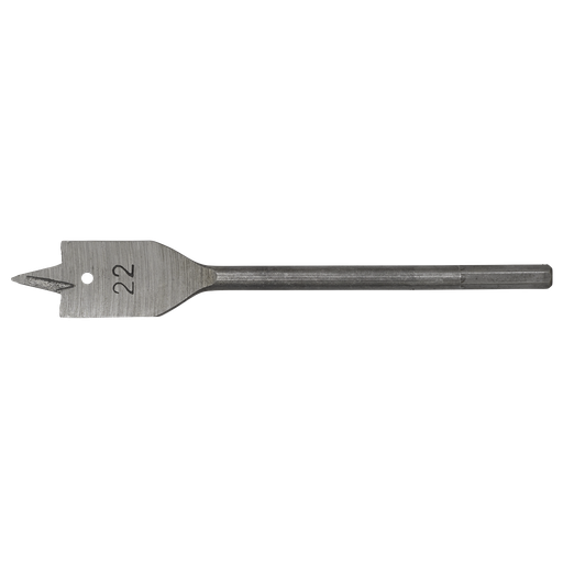 [FWB22] Sealey Worksafe® Flat Wood Drill Bit 22mm x 152mm