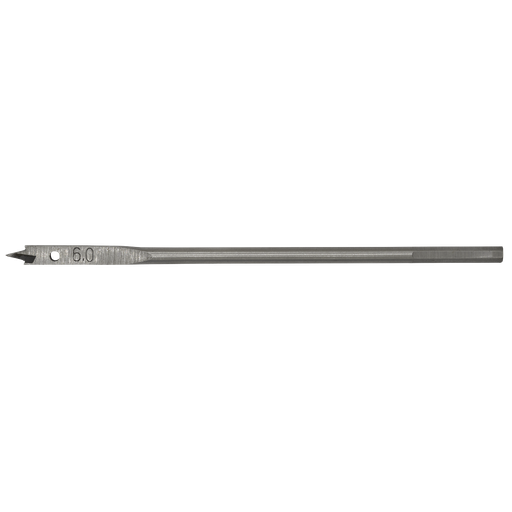 [FWB60] Sealey Worksafe® Flat Wood Drill Bit 6mm x 152mm