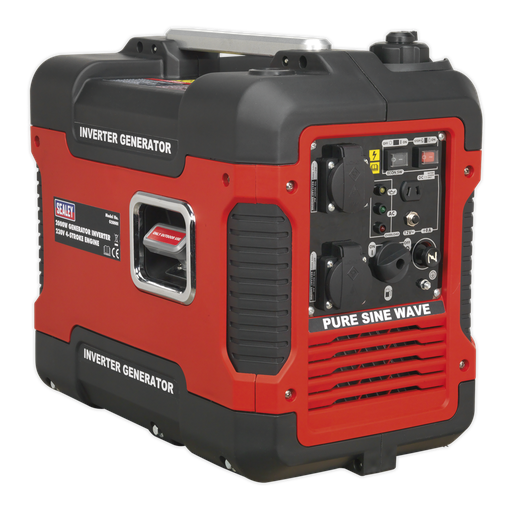 [G2000I] Sealey 2000W Inverter Generator 4-Stroke Engine 230V