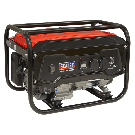 [G2201] Sealey 2200W Generator 6.5hp 4-Stroke Engine 230V