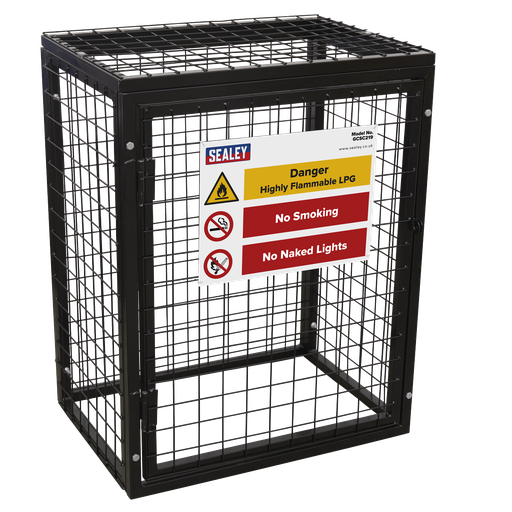 [GCSC219] Sealey Gas Cylinder Safety Cage -  2 x 19kg