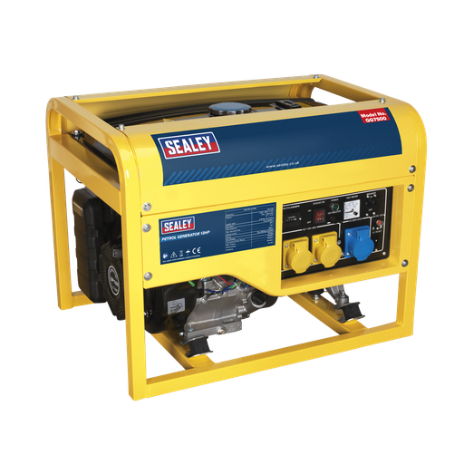 [GG7500] Sealey 6000W Generator 13hp 4-Stroke Engine 110/230V
