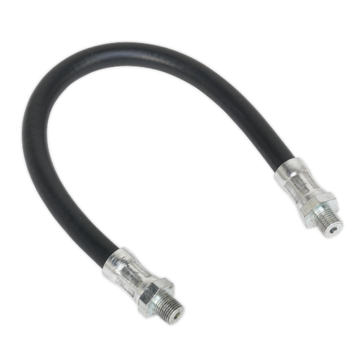 [GGH300] Sealey Flexible Rubber Grease Gun Delivery Hose 300mm 1/8"BSP