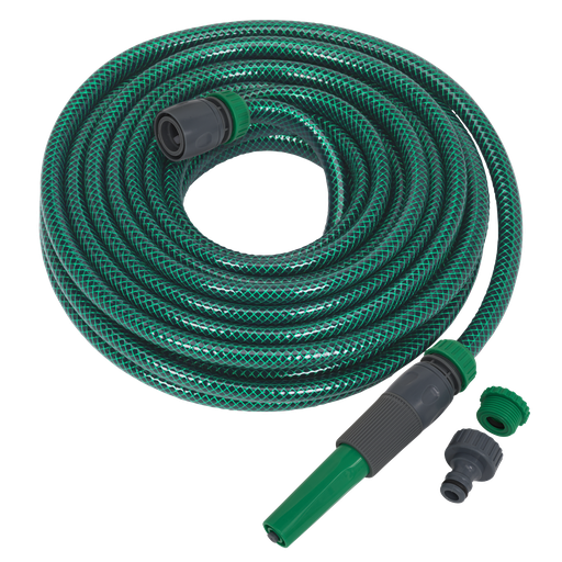 [GH15R/12] Sealey Water Hose 15m with Fittings