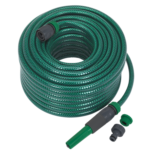 [GH30R] Sealey Water Hose 30m with Fittings