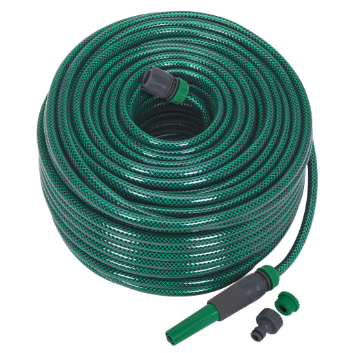 [GH80R] Sealey Water Hose 80m with Fittings